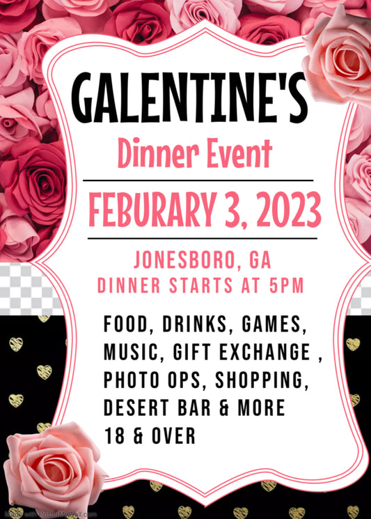 Galentines Ladies Dinner event